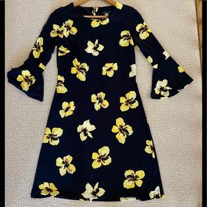 Tommy Hilfiger Floral Bell Sleeve Dress